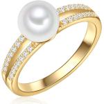 Goldene Perlenringe | Trends 2024 | Günstig online kaufen