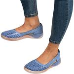Blaue Outdoor-Sandalen atmungsaktiv für Damen Größe 40 für den für den Sommer 