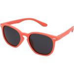 Pinke Quadratische Sonnenbrillen polarisiert aus Kunststoff für Kinder 
