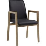 Schwarze Valnatura Stühle im Bauhausstil Breite 50-100cm, Höhe 50-100cm, Tiefe 50-100cm 