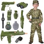 Reduzierte Grüne Soldaten-Kostüme für Kinder 