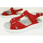 Vamos Sandalen Sandalette Komfortschuhe Damen Schuhe Leder Gr.40,5 Rot