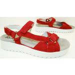 Vamos Sandalen Sandalette Komfortschuhe Damen Schuhe Leder Gr.42 Rot