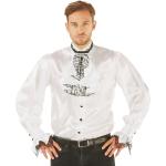 Weiße Buttinette Stehkragen Edelmann-Kostüme aus Spitze für Herren Größe L 
