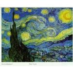 Van Gogh Poster mit Weltallmotiv 60x80 