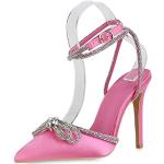 Pinke Elegante Van Hill Pfennigabsatz High Heels & Stiletto-Pumps mit Strass für Damen Größe 41 