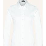 Weiße Langärmelige van Laack Hemdblusen aus Polyamid für Damen Größe XL 