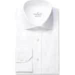 Weiße Unifarbene Langärmelige van Laack Herrenlangarmhemden aus Baumwolle Größe XXL 
