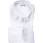 Weiße Langärmelige van Laack Kentkragen Hemden mit Kent-Kragen aus Popeline für Herren 