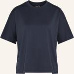 Dunkelblaue Kurzärmelige van Laack T-Shirts aus Baumwolle für Damen Größe M 