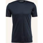 Dunkelblaue van Laack T-Shirts aus Baumwolle für Herren Übergrößen 