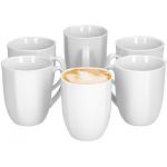 Van Well Lilli Kaffeetassen-Sets 350 ml aus Porzellan mikrowellengeeignet 6-teilig 6 Personen 