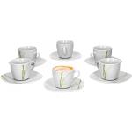 Hellgrüne Moderne Van Well Espresso-Sets aus Porzellan mikrowellengeeignet 6-teilig 6 Personen 