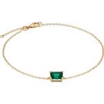 Goldene Vandenberg Edelstein Armbänder mit Smaragd für Damen 