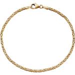 Goldene Königsarmbänder & Königsketten Armbänder aus Gelbgold für Damen 