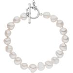 Silberne Perlenarmbänder für Damen 