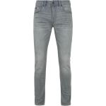 Graue Unifarbene Vanguard Slim Fit Jeans aus Denim für Herren Größe XXL 