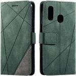 Grüne Samsung Galaxy A20e Hüllen Art: Flip Cases mit Bildern stoßfest 