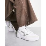 Reduzierte Weiße Vans Lederschuhe & Kunstlederschuhe mit Schnürsenkel aus Leder für Damen Größe 36,5 