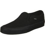 Schwarze Vans Asher Slip-on Sneaker ohne Verschluss für Damen Größe 36,5 
