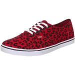 Vans Authentic Lo Pro VQES75Q, Unisex - Erwachsene Klassische Sneakers, Rot ((Leopard) red/True White), EU 37 (US 5.5)