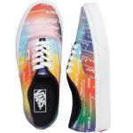 Weiße Vans Authentic LGBT Low Sneaker aus Textil für Kinder 