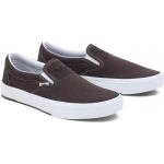 Braune Vans Slip On Slip-on Sneaker ohne Verschluss aus Veloursleder Größe 37 