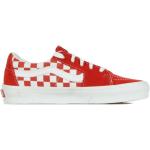 Vans, Canvas/Suede Low-Top Sneaker Red, Herren, Größe: 42 1/2 EU