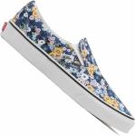 Marineblaue Blumenmuster Vans Slip On Classic Slip-on Sneaker ohne Verschluss aus Textil leicht für Herren Größe 42 