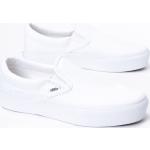 Reduzierte Weiße Vans Classic Slip-On Slip-on Sneaker ohne Verschluss aus Textil für Herren Größe 38 