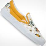 Beige Vans Slip On Classic Slip-on Sneaker ohne Verschluss aus Textil leicht für Herren Größe 40,5 