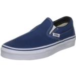 Hellblaue Vans Slip On Classic Slip-on Sneaker ohne Verschluss in Schmalweite aus Textil für Herren Größe 42 