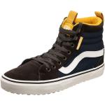 Dunkelgraue Vans Filmore High Top Sneaker & Sneaker Boots aus Veloursleder für Herren Größe 44,5 