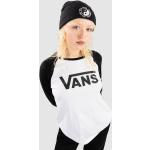 Streetwear Langärmelige Vans Everyday T-Shirts aus Baumwolle für Damen Größe XS 