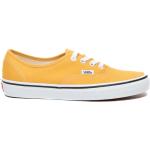 Gelbe Gestreifte Streetwear Vans Low Sneaker in Normalweite für Damen Größe 40 