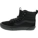 Reduzierte Schwarze Vans Filmore High Top Sneaker & Sneaker Boots mit Schnürsenkel aus Leder wasserabweisend für Herren Größe 44 