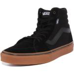 Reduzierte Schwarze Vans Filmore High Top Sneaker & Sneaker Boots mit Schnürsenkel aus Leder für Herren Größe 44,5 