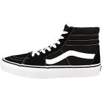 Reduzierte Schwarze Skater Vans Sk8-Hi High Top Sneaker & Sneaker Boots mit Schnürsenkel aus Leder für Herren Übergrößen 