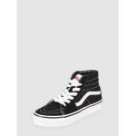 Schwarze Vans Sk8-Hi High Top Sneaker & Sneaker Boots mit Schnürsenkel aus Leder für Kinder Größe 34 