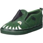 Dunkelgrüne Vans Asher Low Sneaker aus Textil wasserfest für Kinder Größe 23,5 