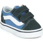 Blaue Vans Old Skool Low Sneaker aus Leder für Kinder Größe 19 