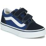 Blaue Vans Old Skool Low Sneaker aus Leder für Kinder Größe 32 