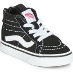 Schwarze Vans Sk8-Hi High Top Sneaker & Sneaker Boots aus Leder für Kinder Größe 22,5 