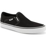 Schwarze Vans Slip On Slip-on Sneaker ohne Verschluss aus Textil leicht für Herren Größe 41 für den für den Sommer 