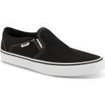 Schwarze Vans Slip On Slip-on Sneaker ohne Verschluss aus Textil leicht für Herren Größe 42 für den für den Sommer 