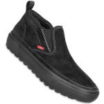 Reduzierte Schwarze Vans Suede High Top Sneaker & Sneaker Boots ohne Verschluss aus Leder leicht für Herren Größe 39,5 für den für den Winter 