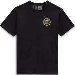 Schwarze Kurzärmelige Vans Checker Kinder T-Shirts aus Baumwolle 