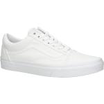 Weiße Vans Old Skool Low Sneaker aus Textil für Herren Größe 39,5 