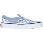 Reduzierte Blaue Vans Classic Slip-On Slip-on Sneaker ohne Verschluss für Kinder Größe 34 