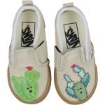 Beige Vans Slip On Slip-on Sneaker ohne Verschluss für Kinder 
